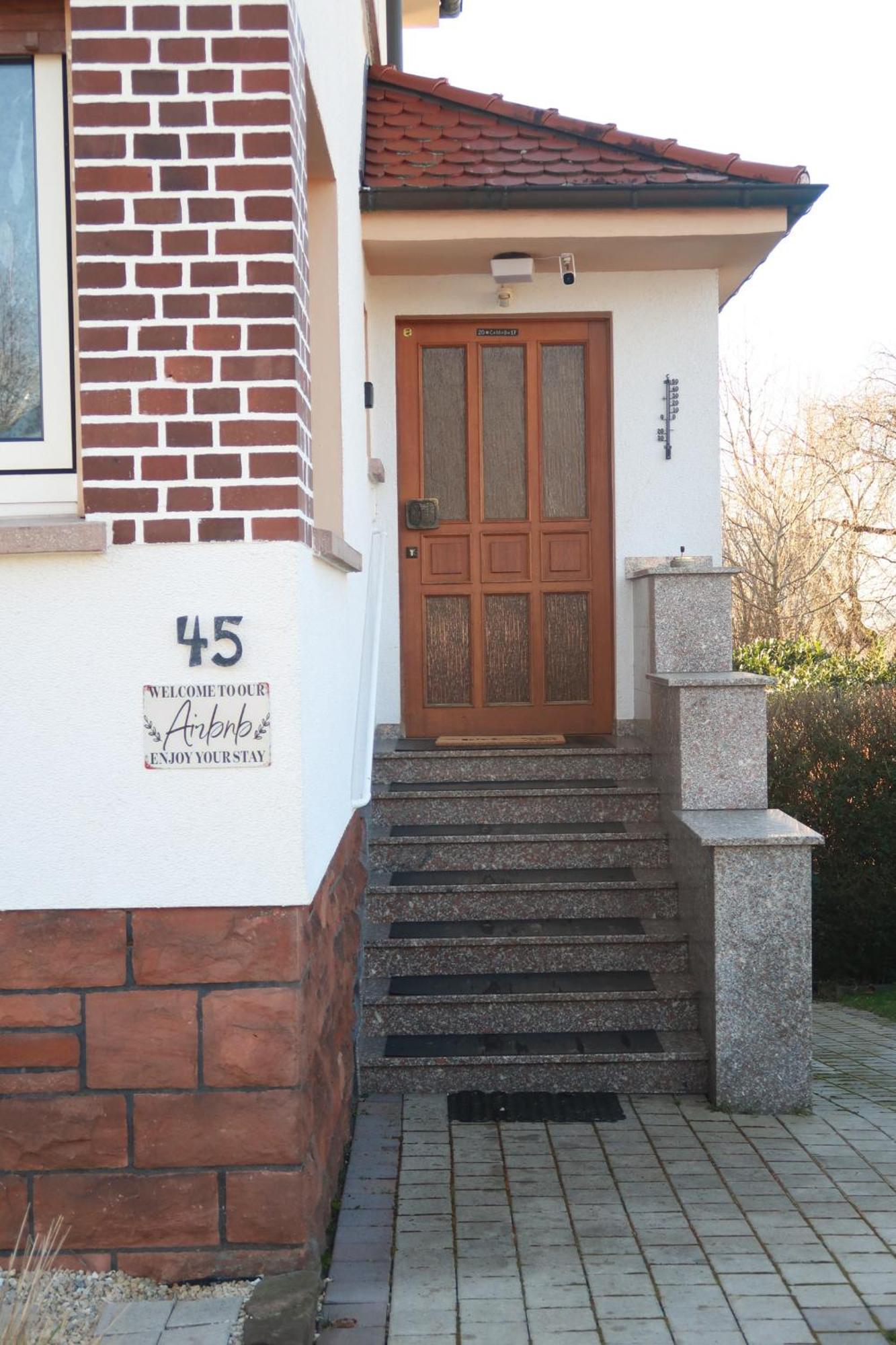 Homestay - Panoramablick Ueber Buedingen Exteriér fotografie